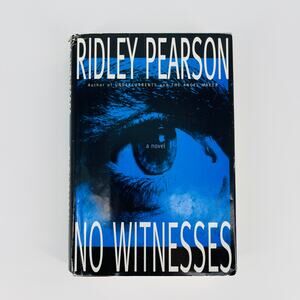 No Witnesses, a hardcover novel / book by Ridley Pearson - Good Used Condition